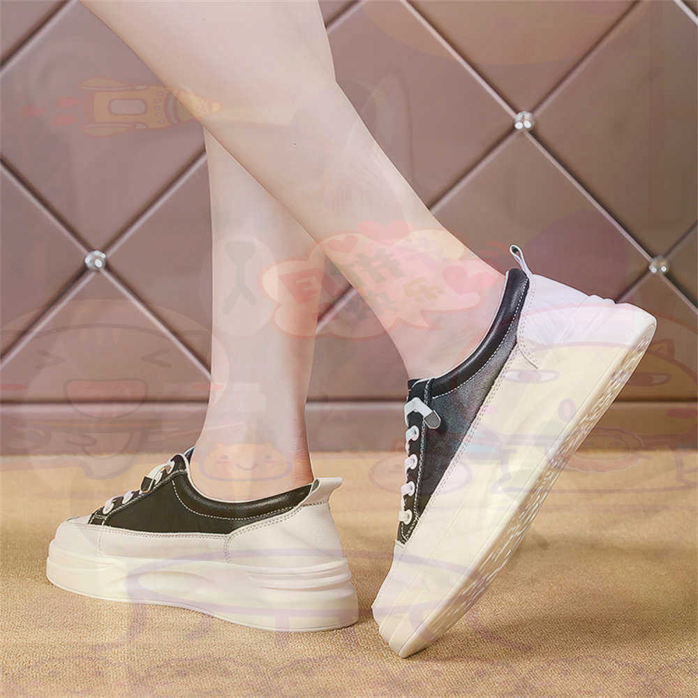 Tech Office Wear Women - Sepatu Pantofel Chunky Berenda Sepatu Olahraga