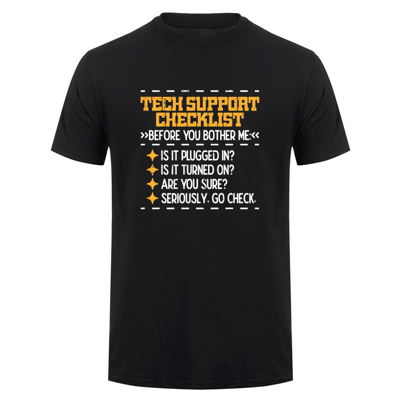 The Office It Tech - Daftar Periksa Dukungan Teknologi Lucu IT