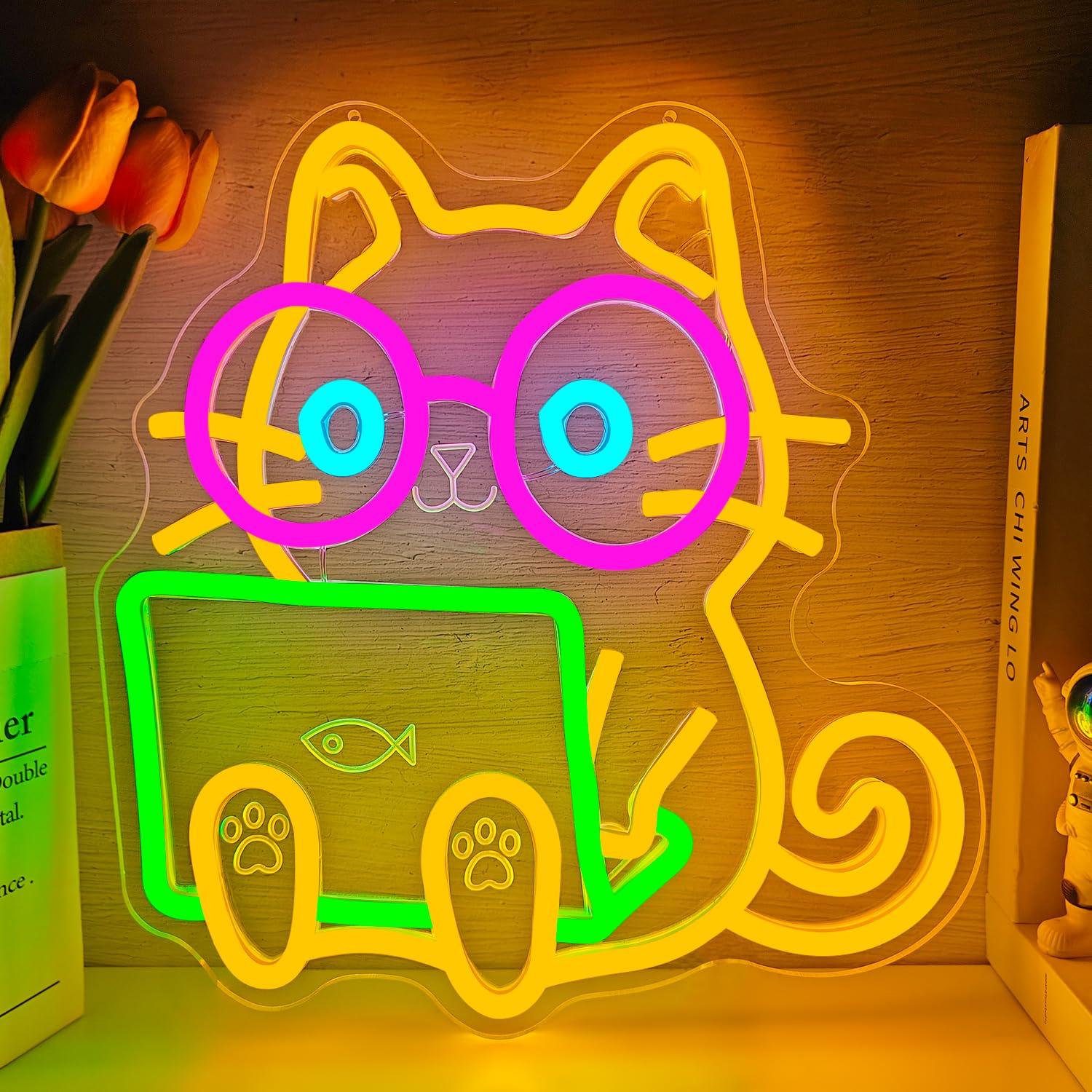 The Office It Tech - Lampu LED USB Neon Sign Laptop