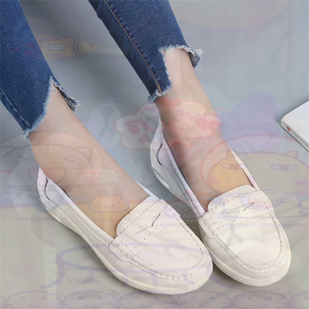 Tech Office Wear Women - Sepatu Ukuran Besar Wanita Slip-On Lembut
