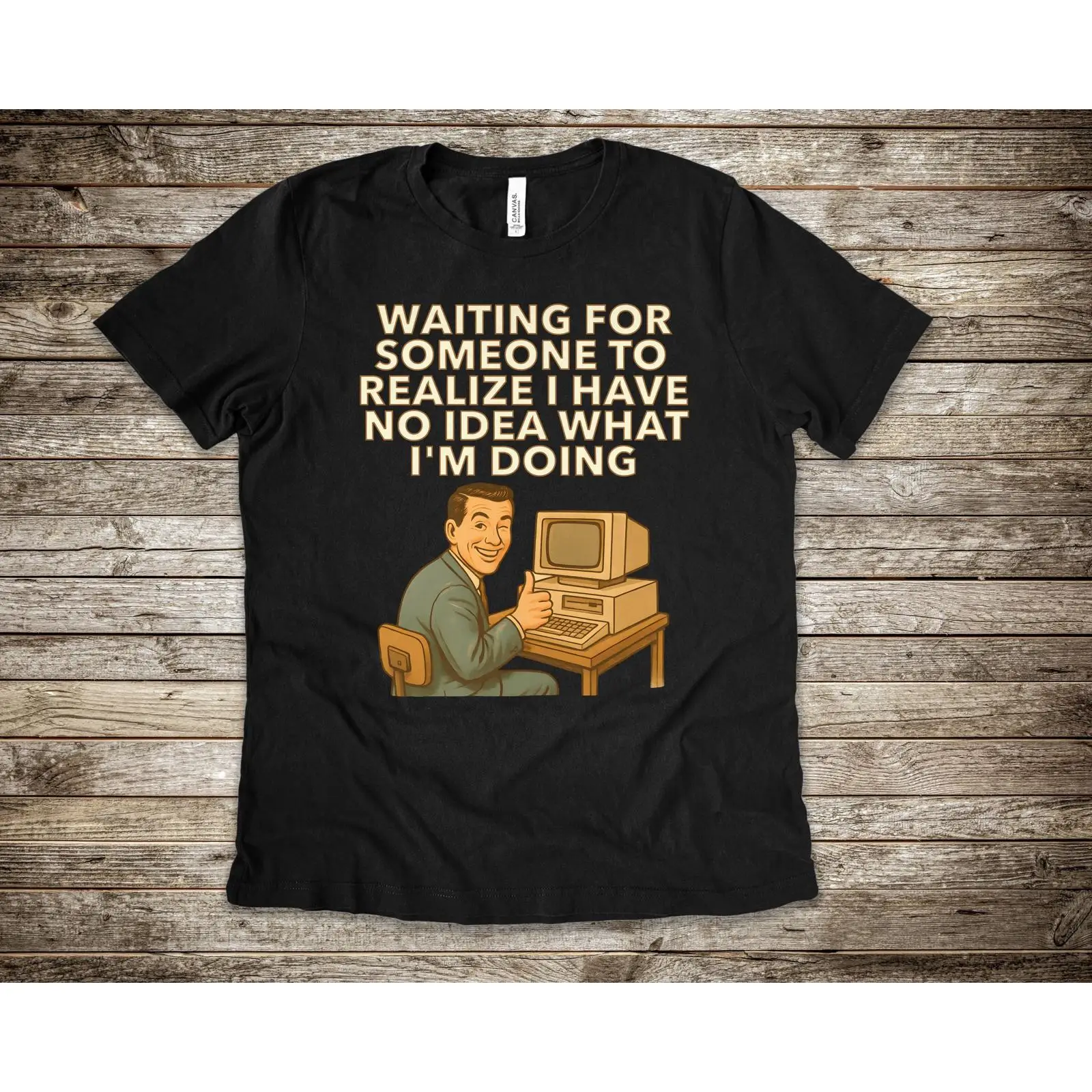The Office It Tech - Menunggu Seseorang Mengakui Meme T Shirt