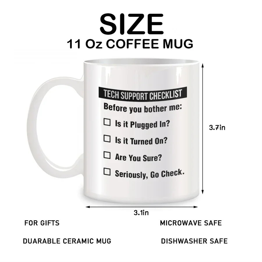 Cangkir Kopi Keramik Lucu deng - The Office It Tech ulasan dan harga