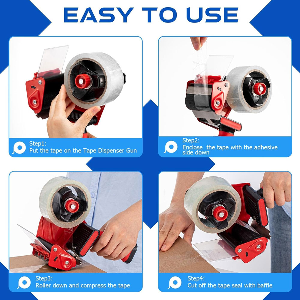 Pemotong Pita 3-Inci Tugas Ber - Tape Gun Dispenser ulasan dan harga