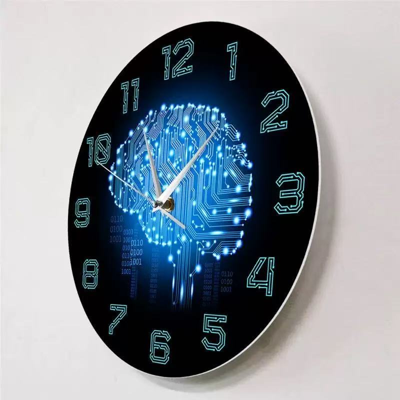 Jam Dinding Tech Brain Kode Bi - The Office It Tech ulasan dan harga