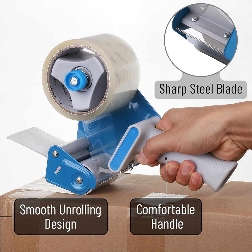1 buah dispenser pita perekat  - Tape Gun Dispenser ulasan dan harga