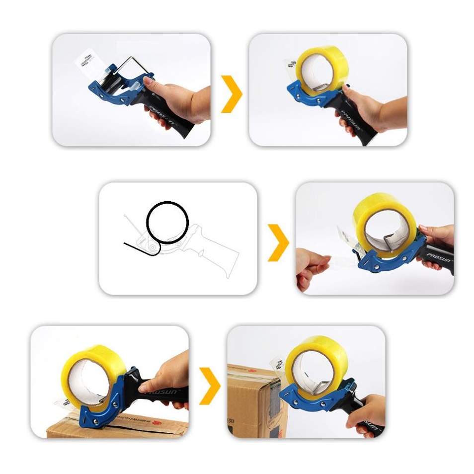 80Mm Dispenser Senapan Pita Tu - Tape Gun Dispenser ulasan dan harga