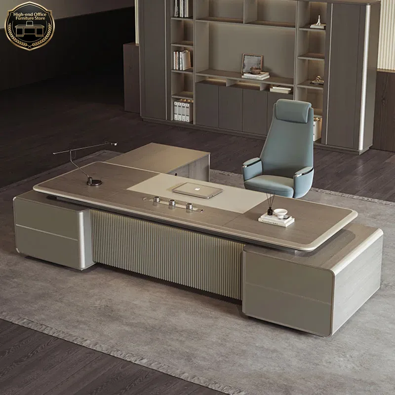 Meja Gaming L Boss untuk Rumah - Office Tech Setup ulasan dan harga